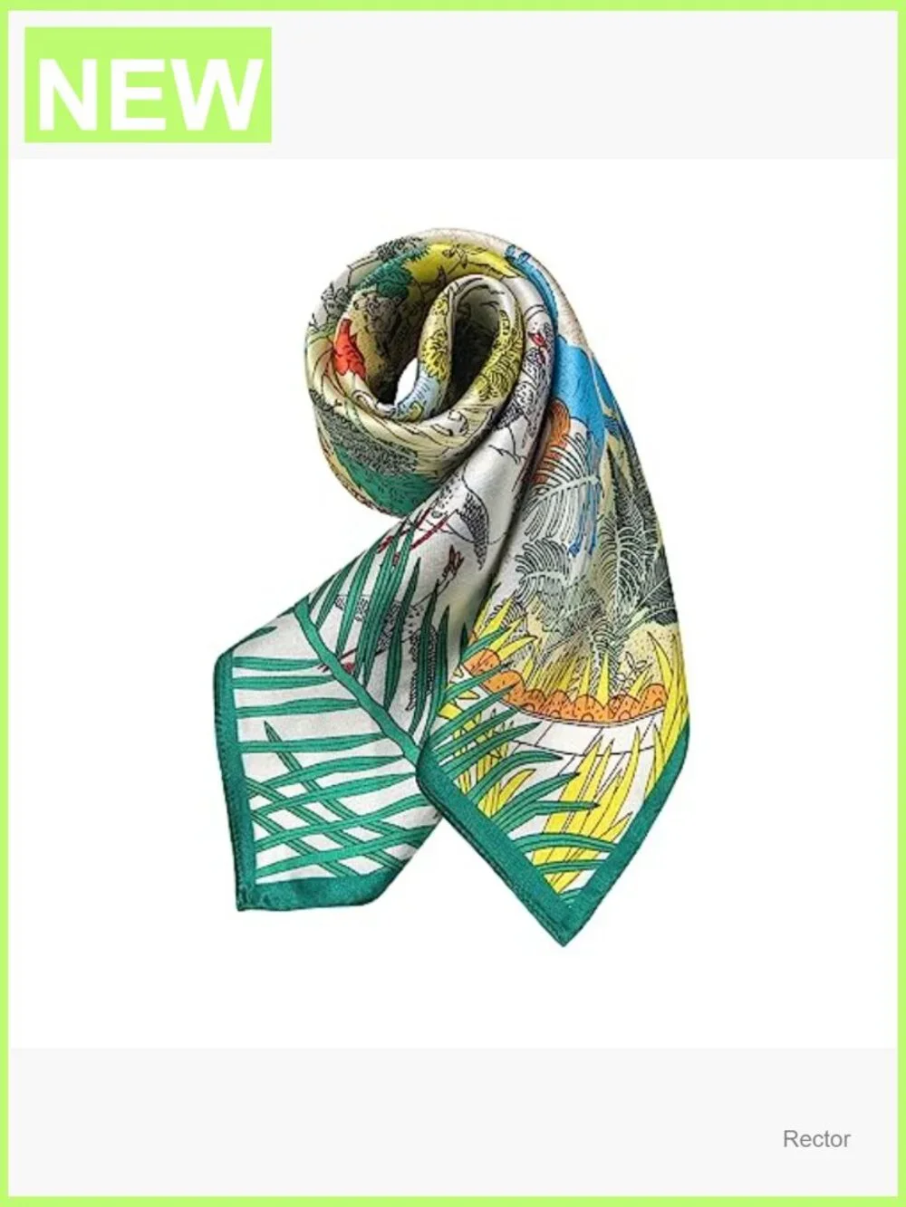 100% Mulberry Silk Scarf Square 21x21 Neck Scarf Unisex Gift Packed